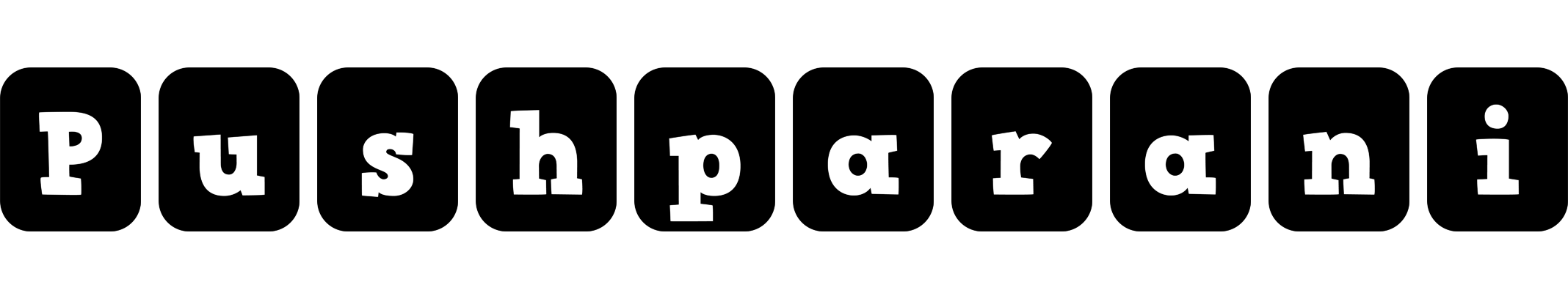Pushparani box logo