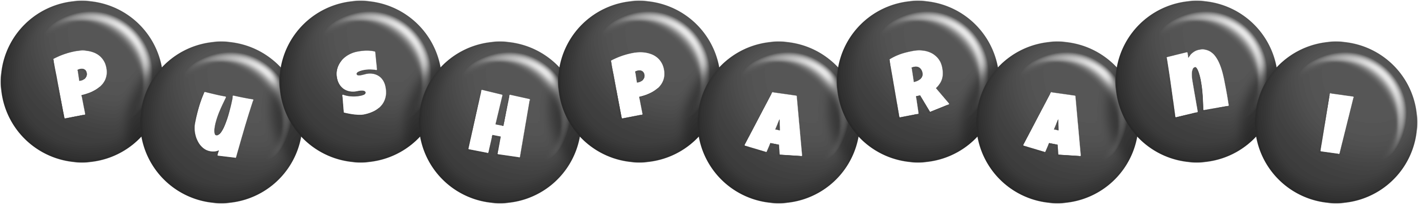 Pushparani candy-black logo