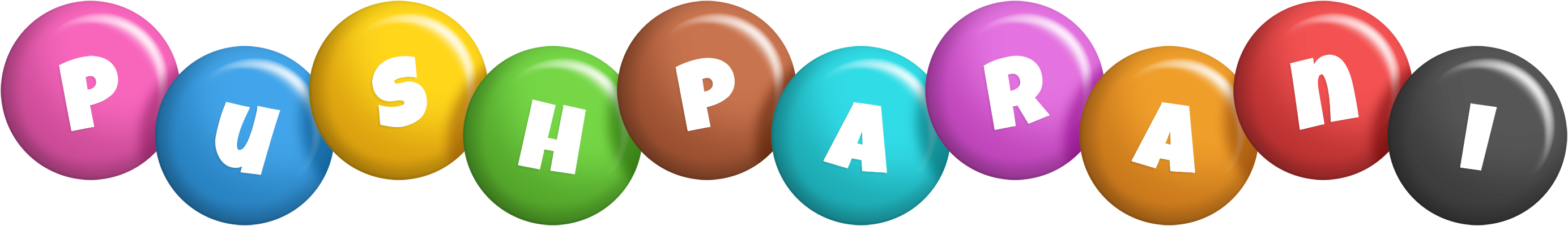 Pushparani candy logo