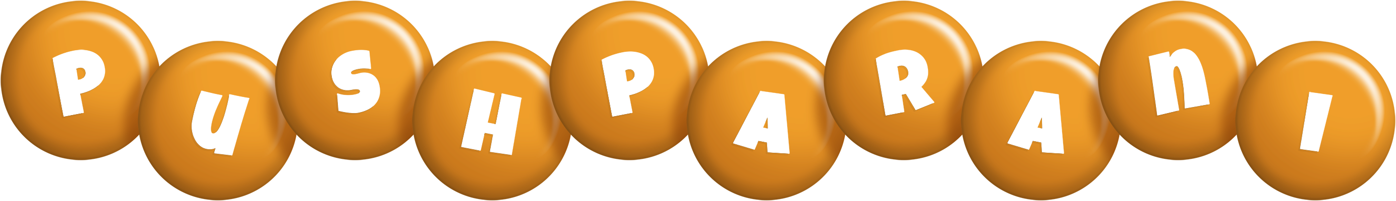 Pushparani candy-orange logo