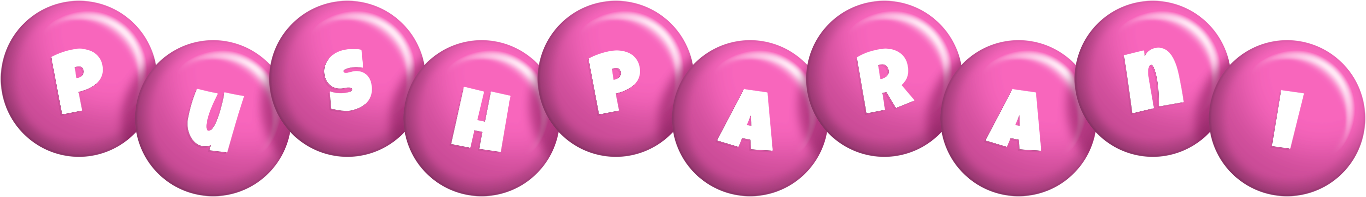 Pushparani candy-pink logo