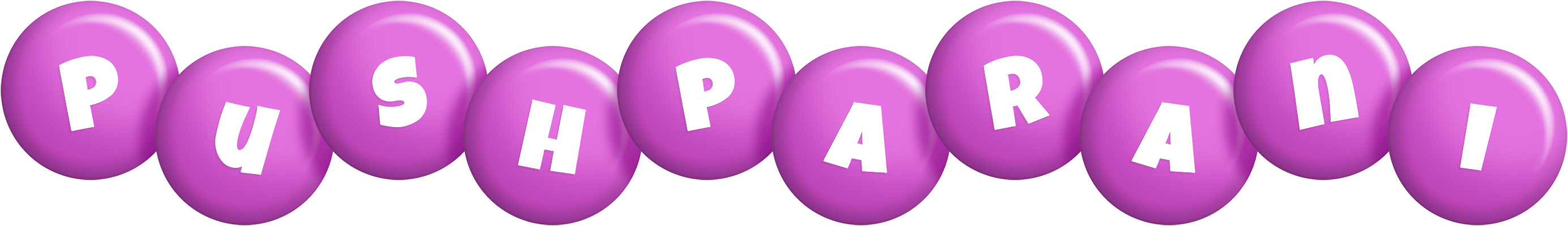Pushparani candy-purple logo