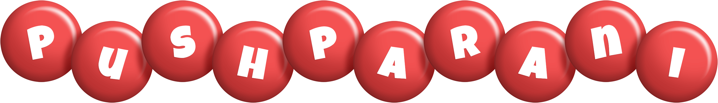 Pushparani candy-red logo