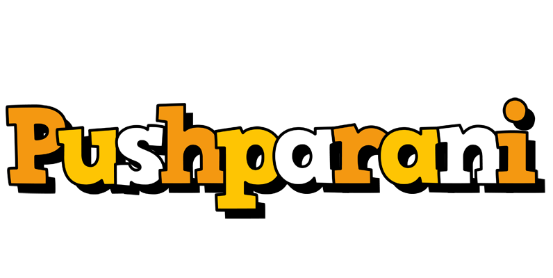 Pushparani cartoon logo