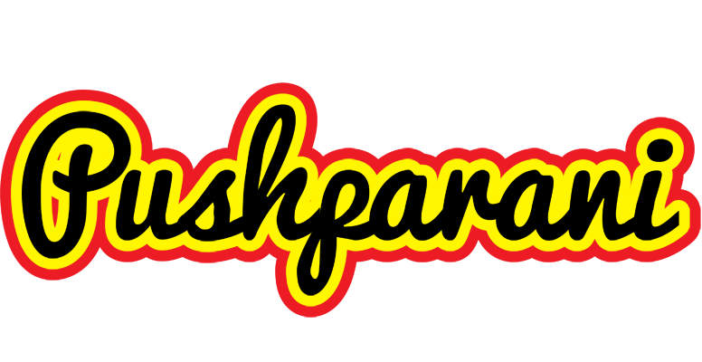 Pushparani flaming logo