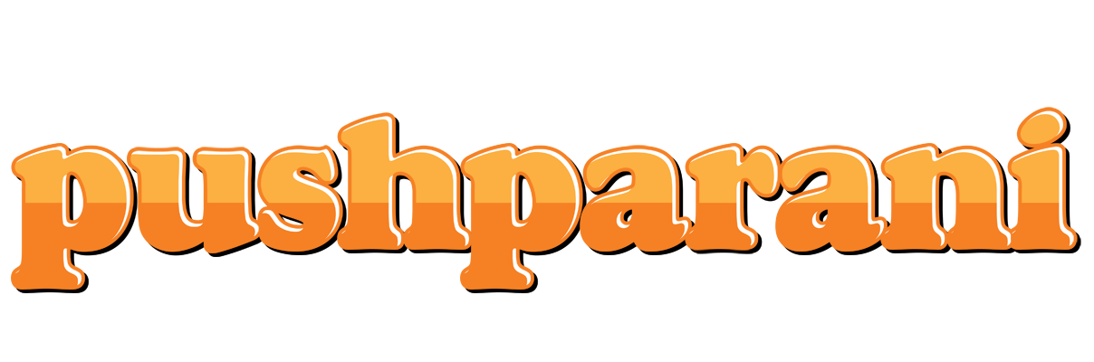 Pushparani orange logo