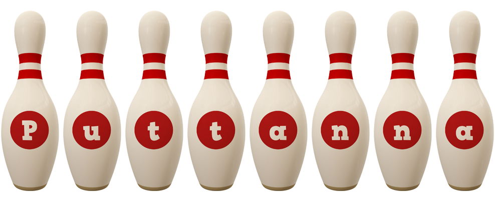 Puttanna bowling-pin logo