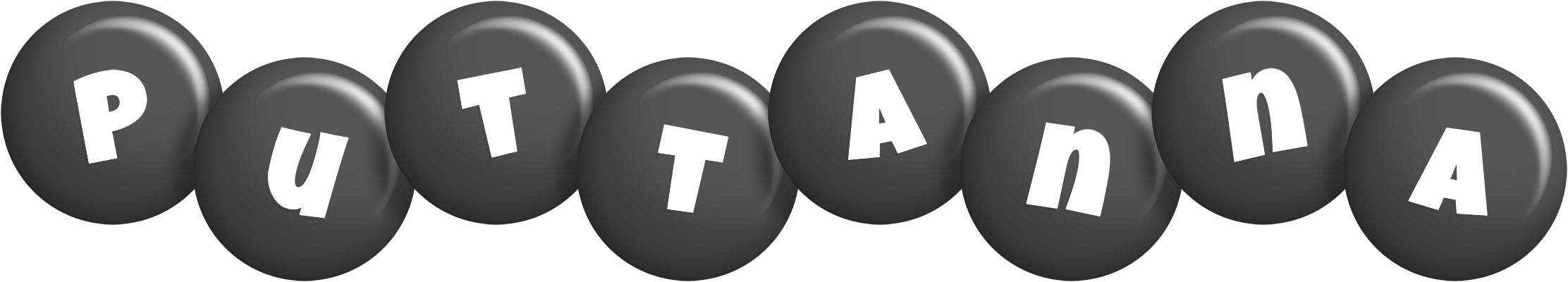 Puttanna candy-black logo