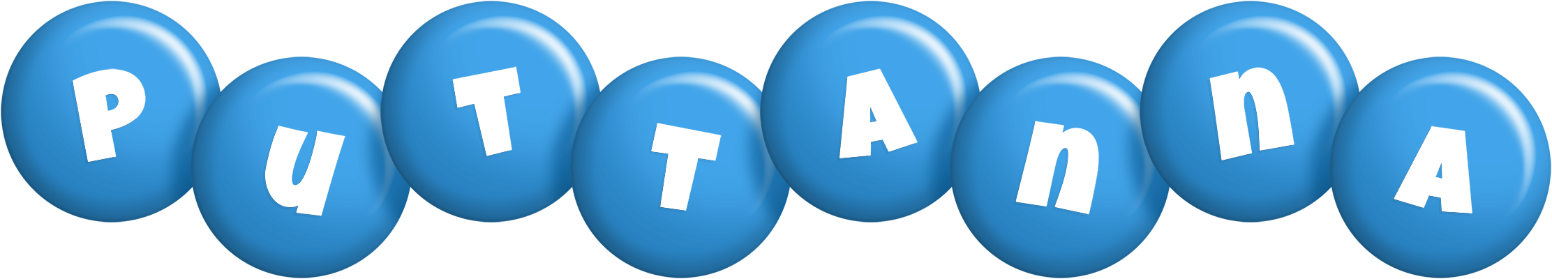 Puttanna candy-blue logo