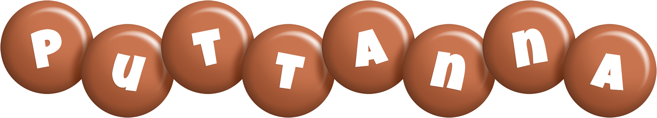 Puttanna candy-brown logo