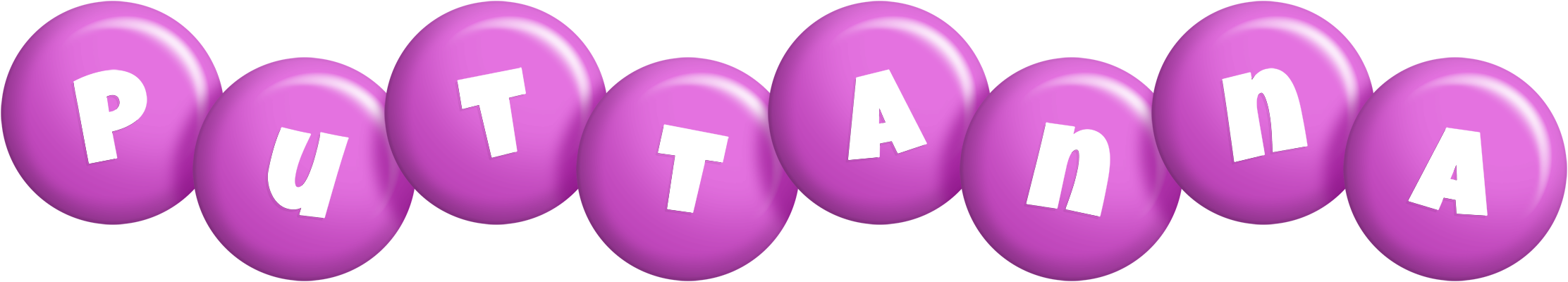 Puttanna candy-purple logo