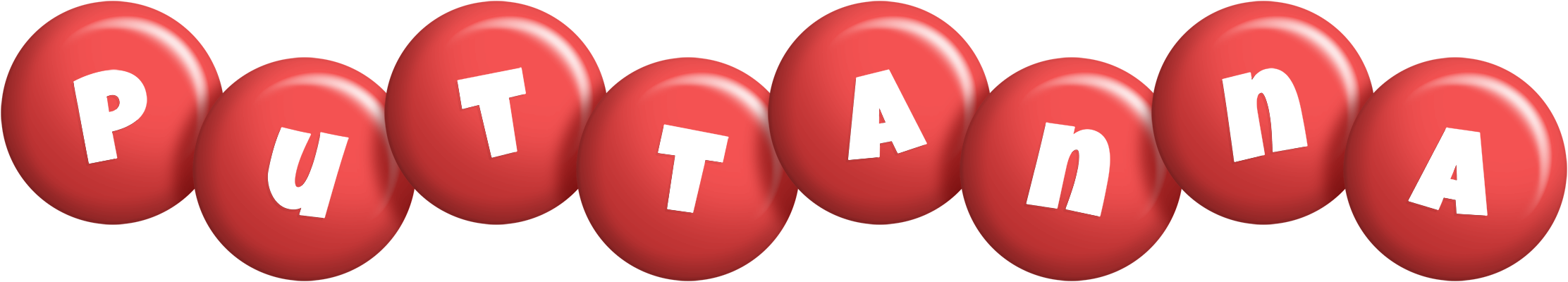 Puttanna candy-red logo