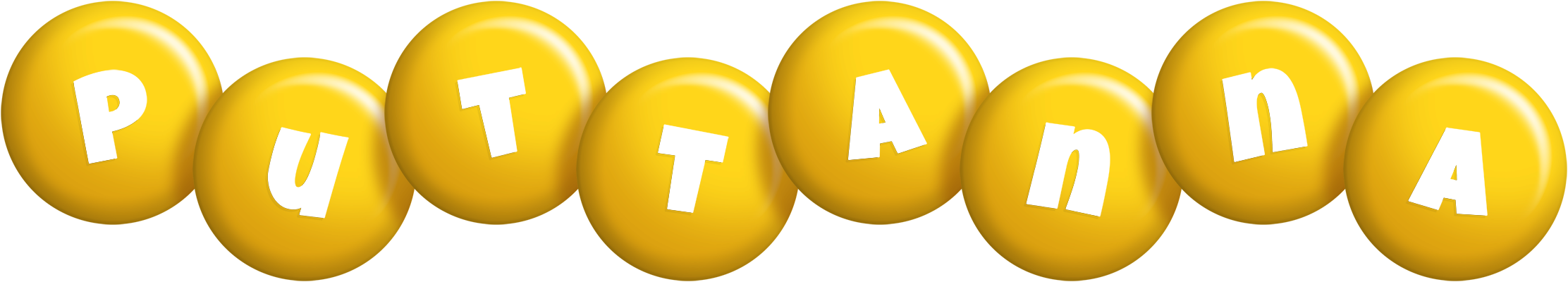 Puttanna candy-yellow logo