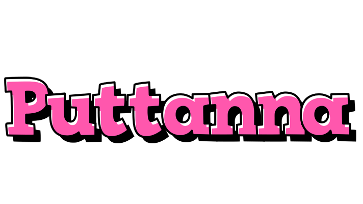 Puttanna girlish logo