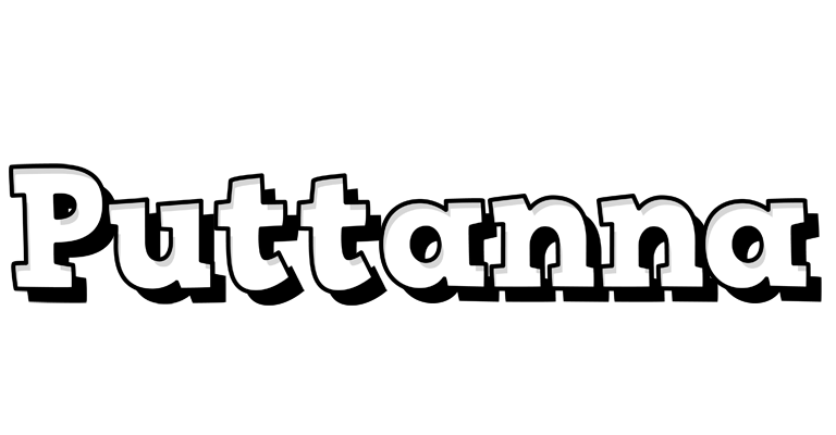 Puttanna snowing logo