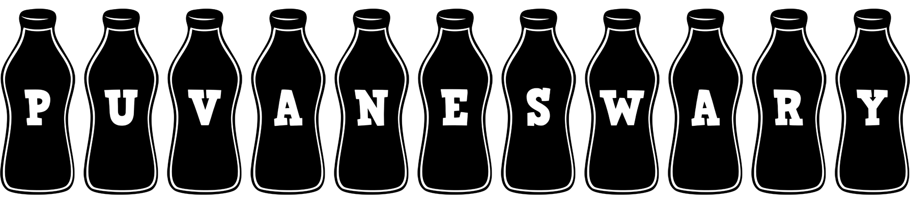 Puvaneswary bottle logo