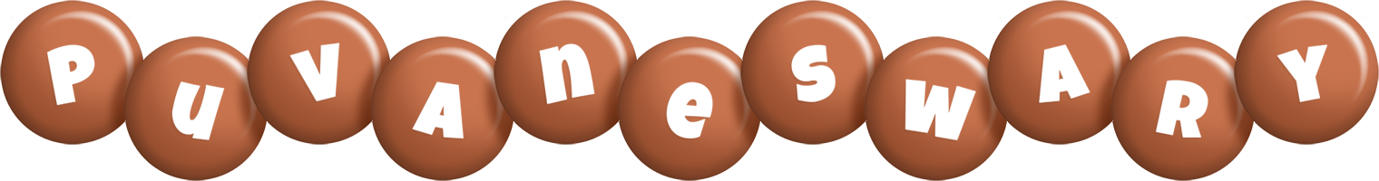 Puvaneswary candy-brown logo