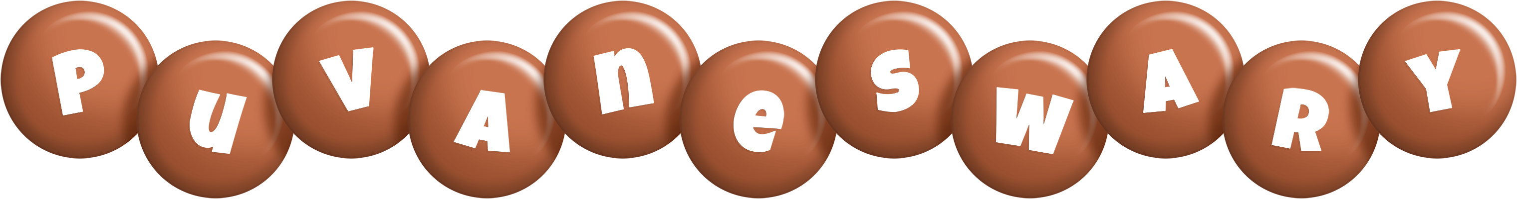 Puvaneswary candy-brown logo