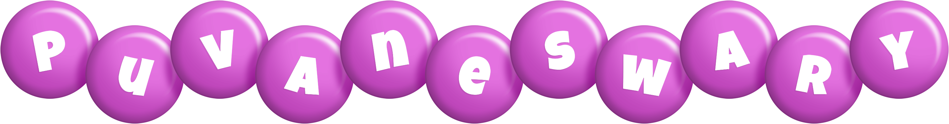 Puvaneswary candy-purple logo