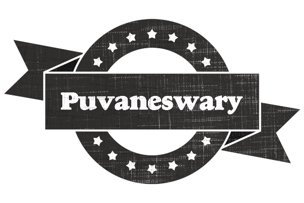Puvaneswary grunge logo