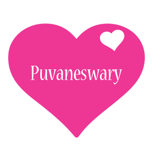 Puvaneswary love-heart logo