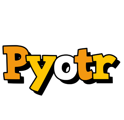 Pyotr cartoon logo