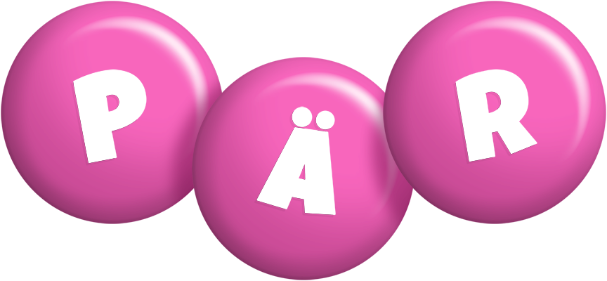 Pär candy-pink logo