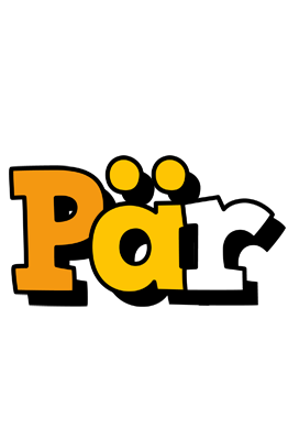 Pär cartoon logo
