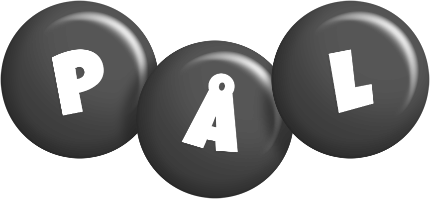 Pål candy-black logo