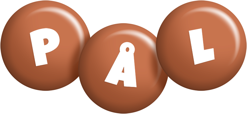 Pål candy-brown logo