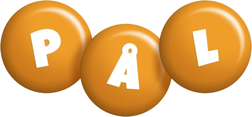 Pål candy-orange logo