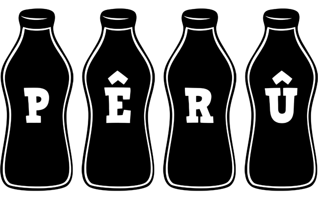 Pêrû bottle logo