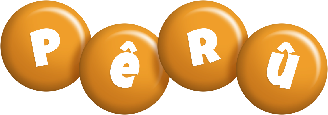 Pêrû candy-orange logo