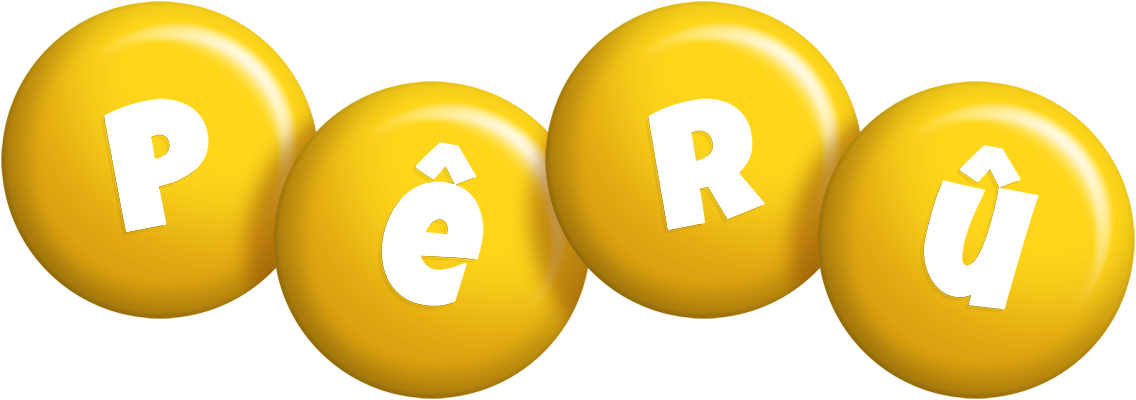 Pêrû candy-yellow logo
