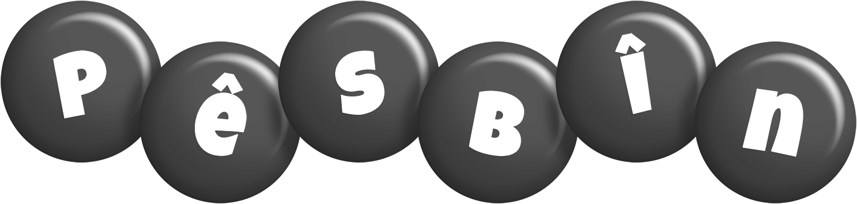 Pêsbîn candy-black logo