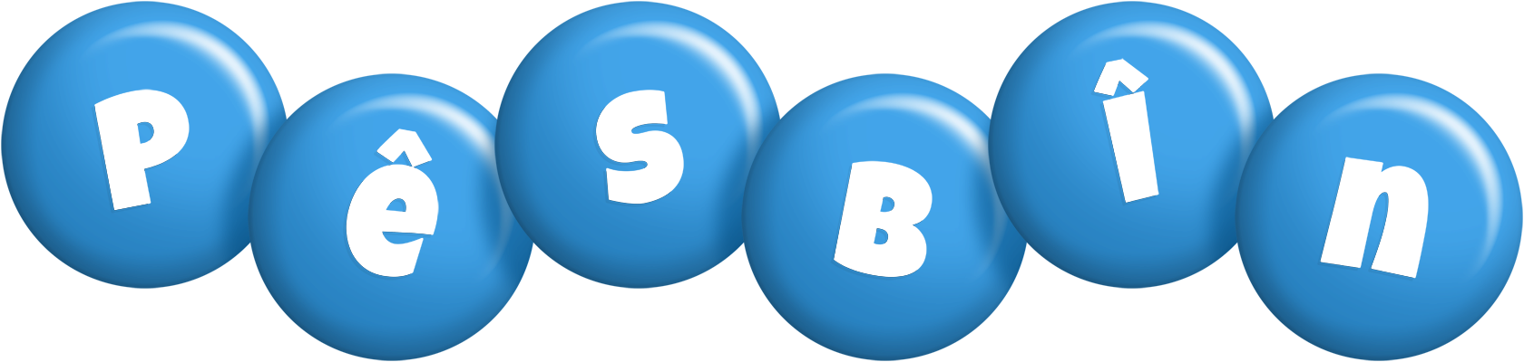 Pêsbîn candy-blue logo