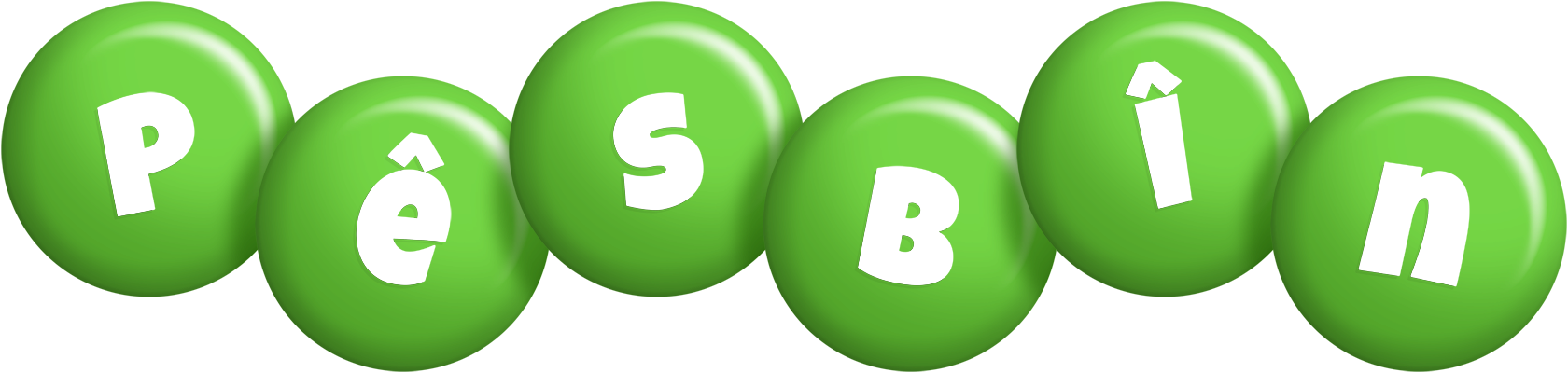 Pêsbîn candy-green logo