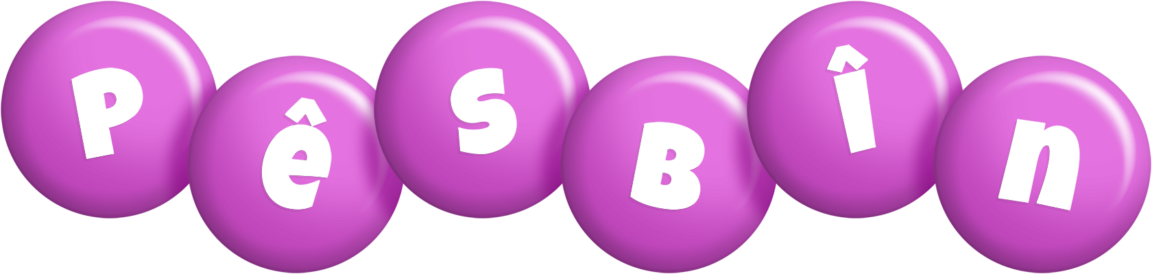 Pêsbîn candy-purple logo