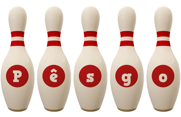 Pêsgo bowling-pin logo