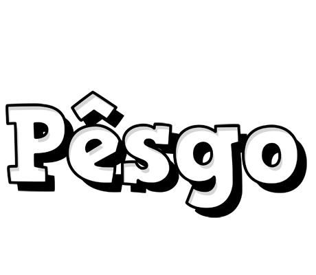 Pêsgo snowing logo