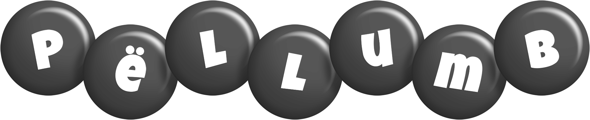 Pëllumb candy-black logo