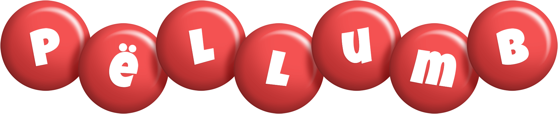 Pëllumb candy-red logo