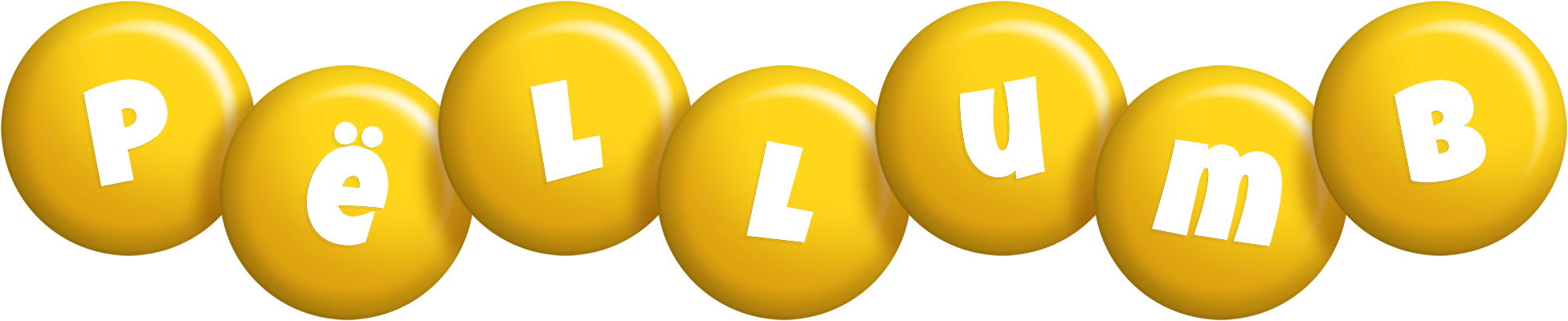 Pëllumb candy-yellow logo