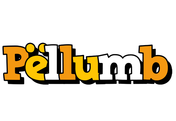 Pëllumb cartoon logo
