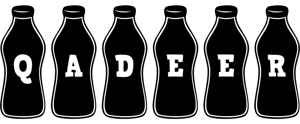 Qadeer bottle logo
