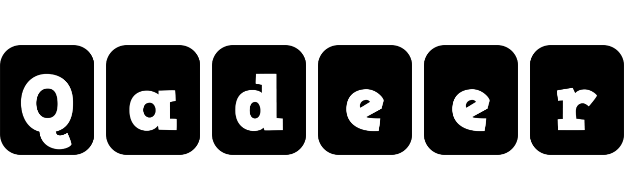 Qadeer box logo