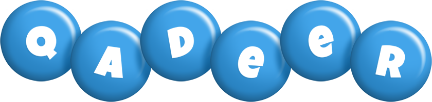 Qadeer candy-blue logo