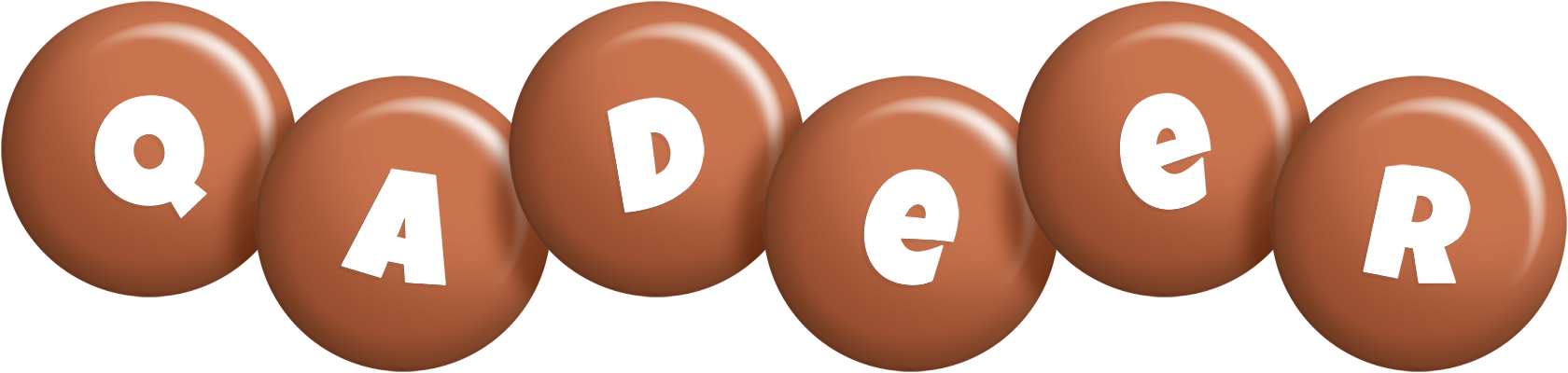 Qadeer candy-brown logo