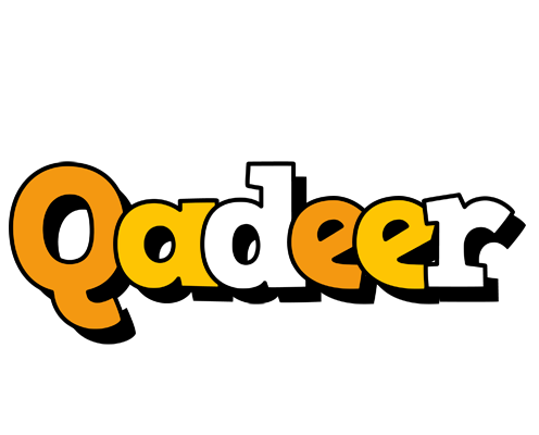 Qadeer cartoon logo