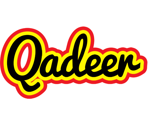 Qadeer flaming logo